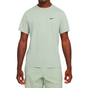 Remera m/c verde cl. drifit uv hyverse hombre nike