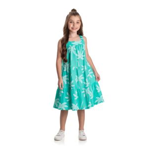 Vestido Verde Niña Tmx