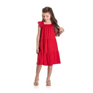 Vestido rojo niña tmx