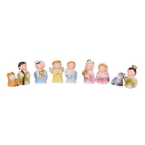 Juego 9 Piezas Minipesebre 4cm Aprox