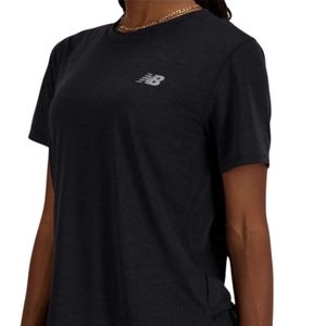 Remera m/c negro icex dry sthletics mujer nb