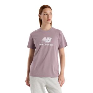 Remera M/C Lavanda Essentials Jersey Logo Mujer Nb