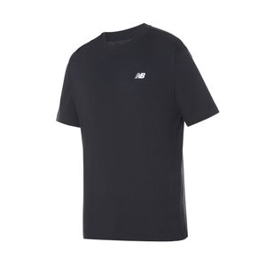 Remera negro essentials cotton logo hombre nb