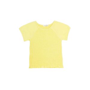 Remera M/C Amarillo Niña Ficcus