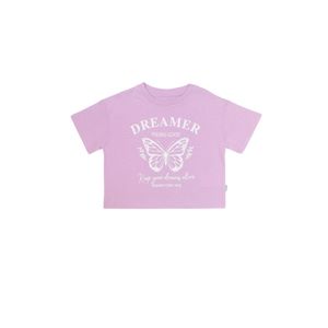 Remera m/c lila niña ficcus