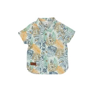 Camisa M/C Verde Claro Niño Ficcus