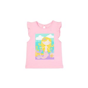 Remera M/C Rosado Niña Ficcus