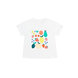 Remera m/c blanco niña ficcus