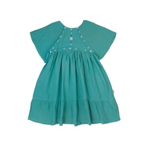 Vestido Verde Niña Ficcus