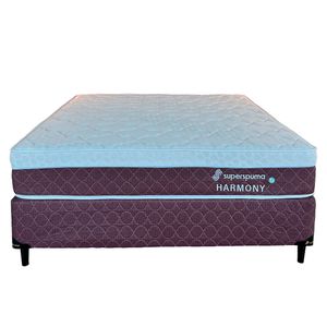 Somier Harmony Pycb 160x200 Bordo Superspuma