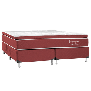 Somier Imperial Pycb 180x200 Bordo Superspuma