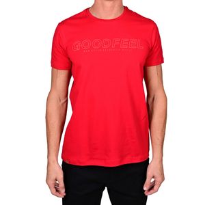 Remera M/C Rojo Carmin Relieve Hombre New Green