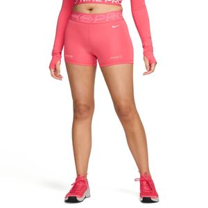 Ciclista Rosa Drifit Pro Mid Rise 3in Mujer Nike