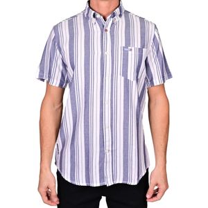 Camisa M/C Azul Hombre Hummer