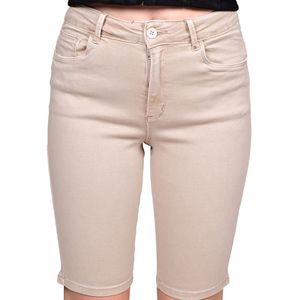 Bermuda Beige Chino Twill Color Mujer Tiare