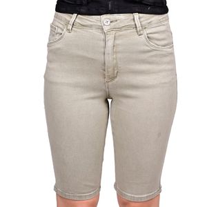 Bermuda Verde Olivo Chino Twill Color Mujer Tiare