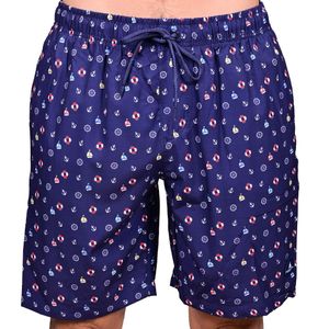 Short De Baño Azul M. Estamp. Navy Hombre Regatta