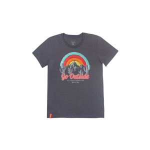 Remera M/C Negro Niño Ficcus