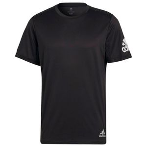 Remera m/c negro run it hombre adidas