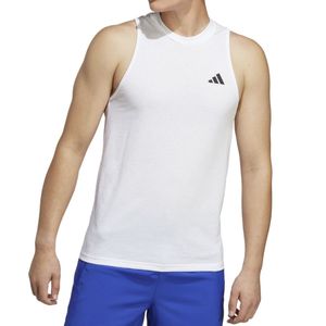 Camisilla blanco train essential hombre adidas