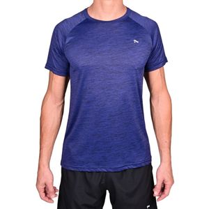 Remera M/C Azul Mel. Speady Ranglan Hombre Davor