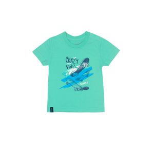 Remera M/C Verde Niño Ficcus