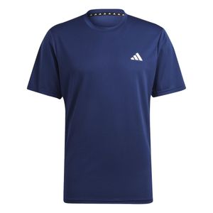 Remera m/c azul m train essential hombre adidas
