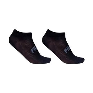 Media *3 Negro No-Show Unisex Fila