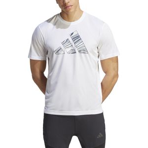 Remera m/c blanco treino hiit hombre adidas