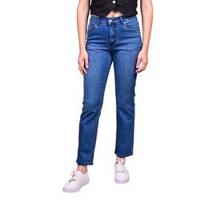 Jeans azul claro tiro medio premium mujer tiare