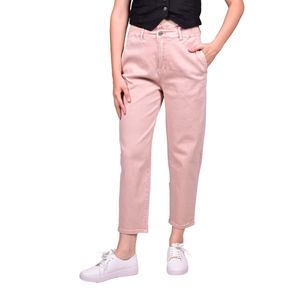 Jeans rosa baggi denim color mujer tiare