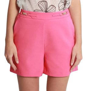 Short rosa arty floral mujer fuera de serie