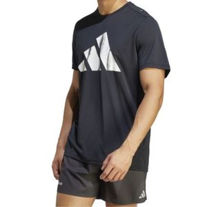 Remera M/C Negro Run It Bos Hombre Adidas