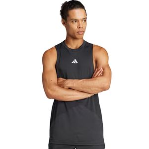 Camisilla negro hiit 3s mesh hombre adidas