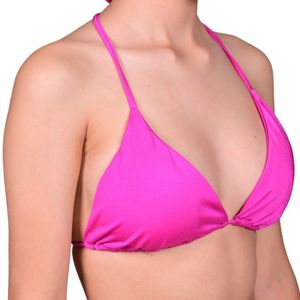 Corpiño lila brillo triangle top removable mali