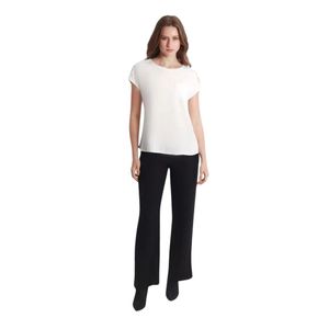 Blusa M/C Blanco Essencial Mujer Fuera De Serie