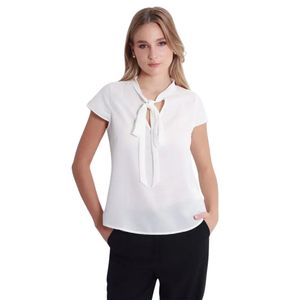 Blusa m/c marfil mystic sence mujer fuera de serie