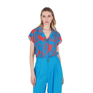 Blusa M/C Estampado Arty Floral Mujer Fds
