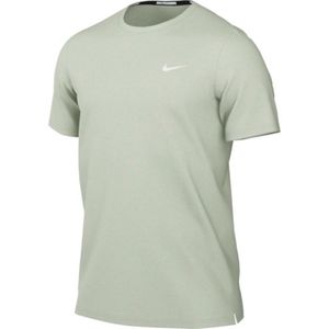 Remera M/C Verde Claro Drifit Uv Miler Hombre Nike