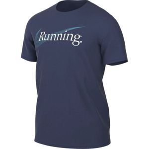 Remera M/C Azul M. Dri-Fit Heritage Hombre Nike