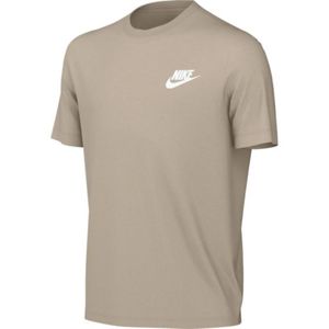 Remera M/C Beige Embroidery Futura Niño Nike