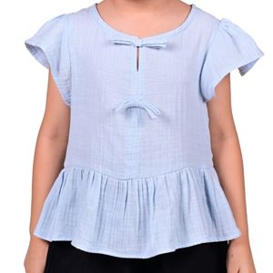 Blusa m/c celeste niña tiare