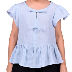 Blusa M/C Celeste Niña Tiare