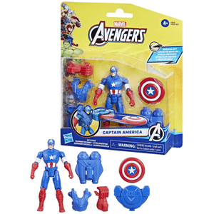 Avn 4in Captain America Battle Gear Fig Hasbro