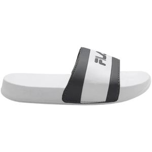 Zapatilla blanco/negro makena franja hombre fila