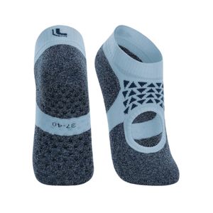 Media Azul/Celeste Comb. Pilates Mujer Lupo