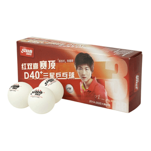 Pelota ping pong blanco pack x10 - tipo 3/40mm dhs