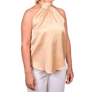 Blusa Beige Halter Mujer Juliette