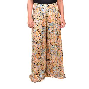 Pantalon estampado palazo ancho mujer juliette