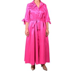 Vestido fucsia chemise en shantu mujer juliette